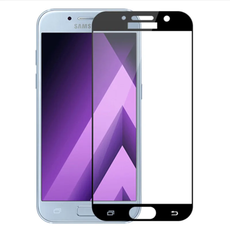 Magtim полное покрытие экрана протектор для Samsung Galaxy A3 A5 A7 2016 2017 закаленное стекло 9H