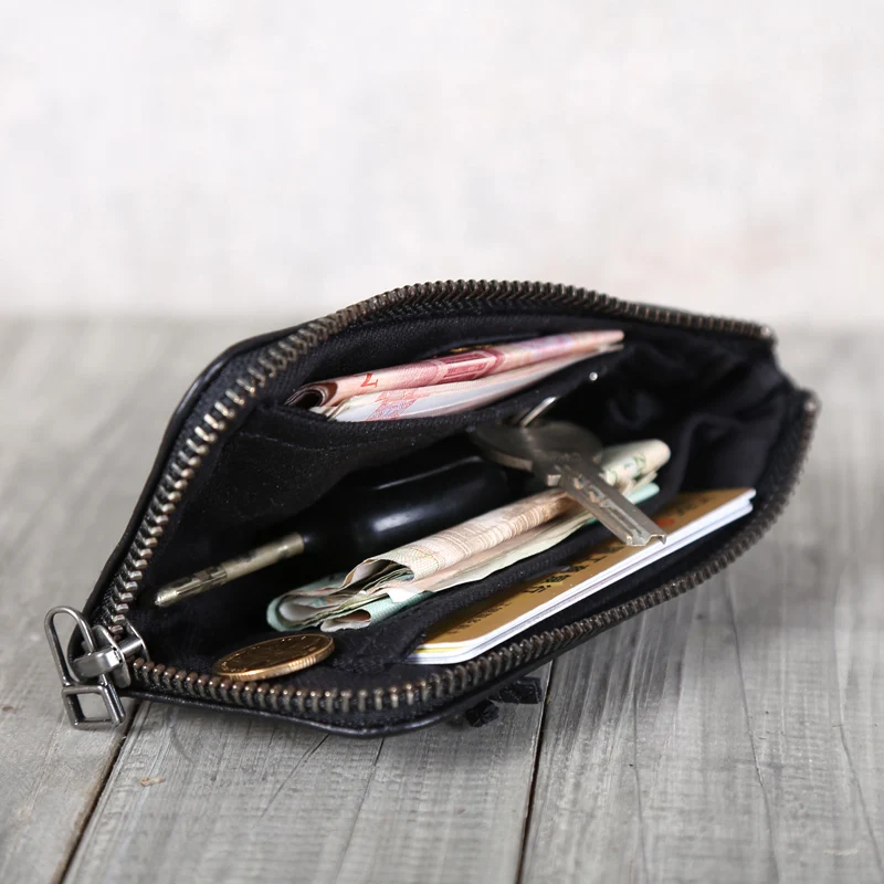 AETOO Handmade leather wallet head layer cowhide long Wallet | Багаж и сумки