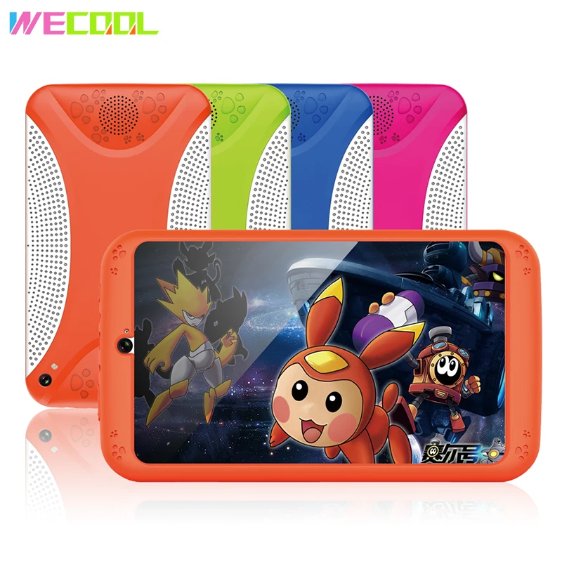 Детский планшет WeCool 7 дюймов четырехъядерный Android 8 ГБ Предустановленная память