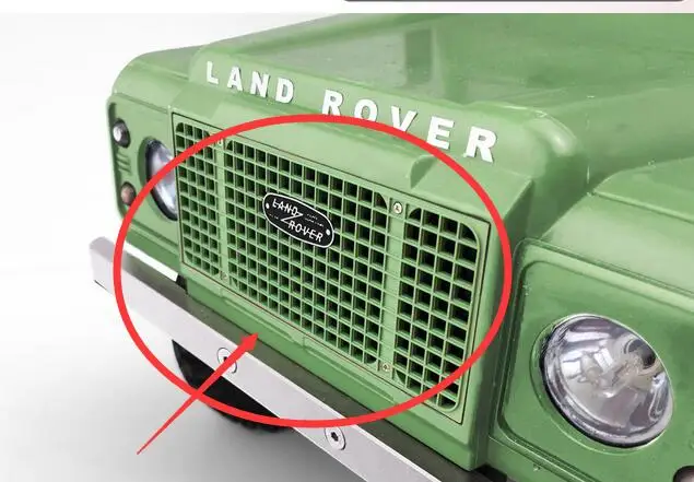 Декоративная пластина из нержавеющей стали для RCW4D Defender D90 D110 ROVER LAND 1/10 D130 твердый