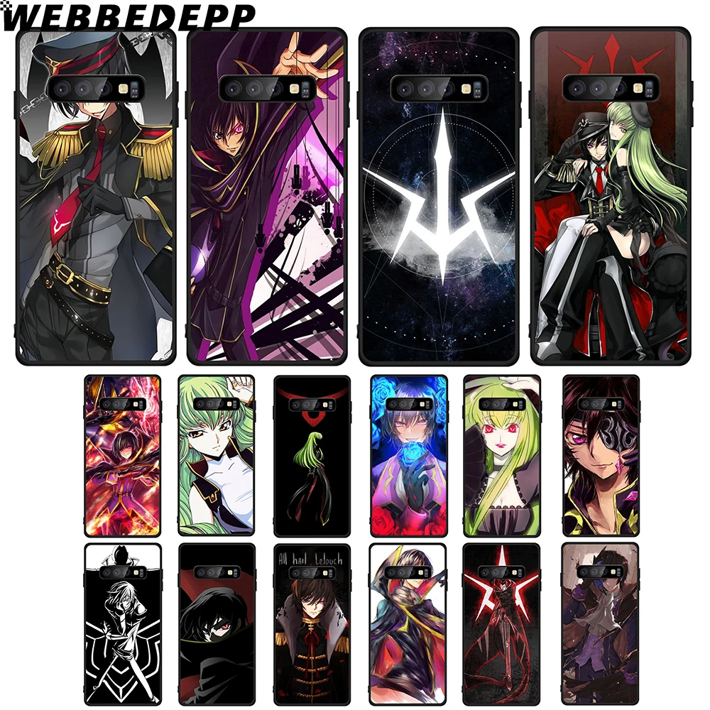 WEBBEDEPP код Geass аниме Мягкий ТПУ чехол для Samsung Galaxy Note8 9 A10 A20 A40 A50 A60 A70 M10 M20 M30|Бамперы| |