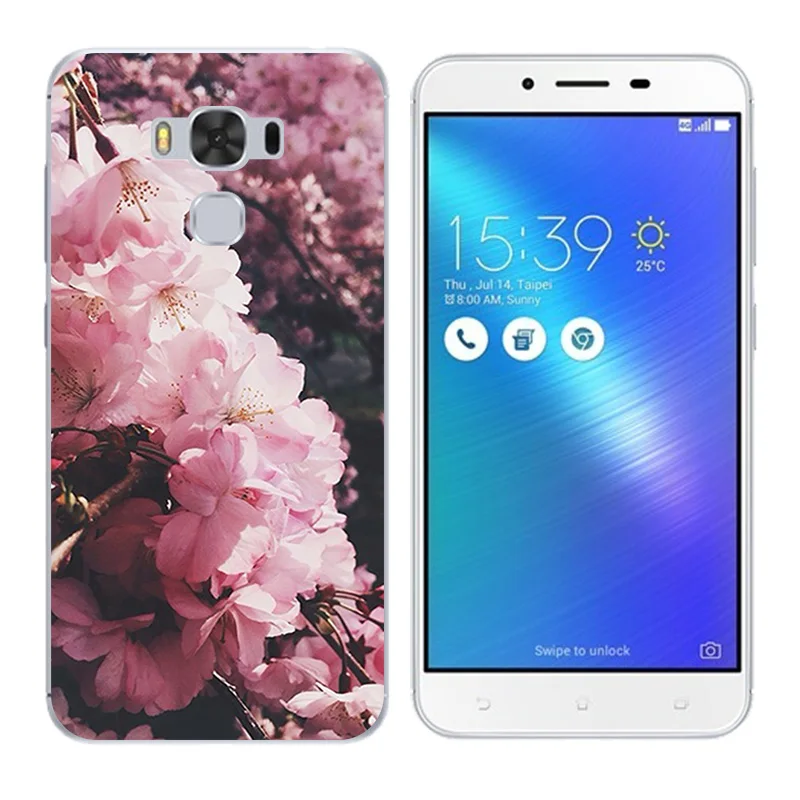 Чехол для ASUS Zenfone 3 Max ZC553KL чехол с ручным принтом мягкие силиконовые сумки Fundas zc553kl