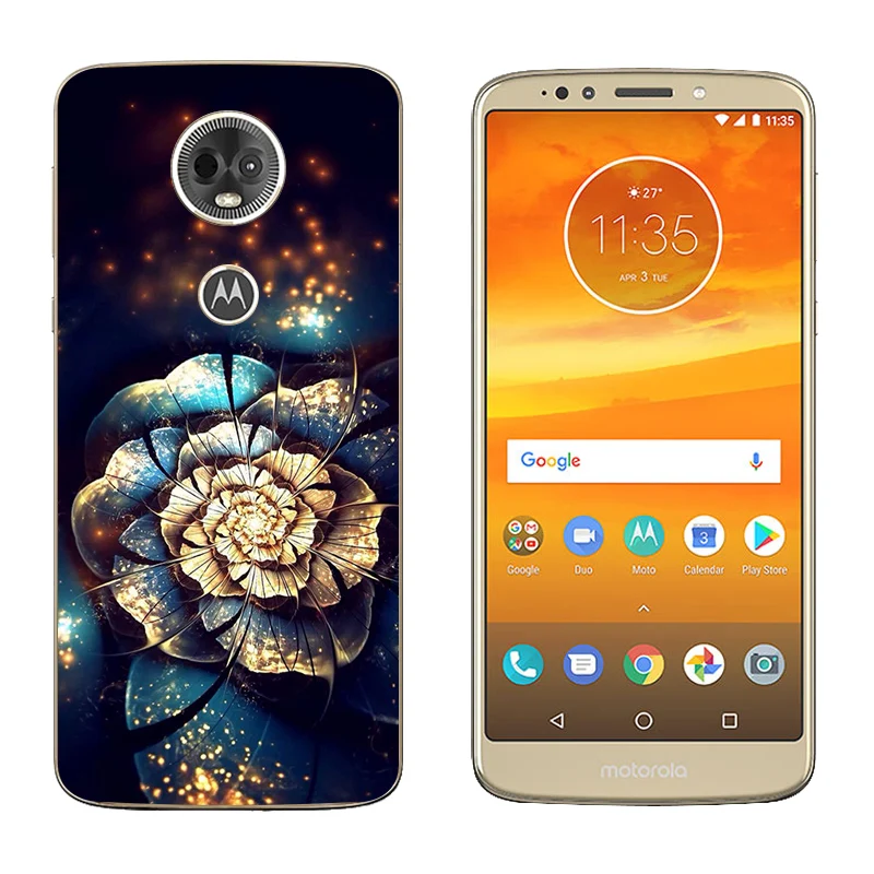 Мягкий силиконовый чехол из ТПУ для Motorola E5 Plus задняя крышка телефона 6 0 дюймов MOTO