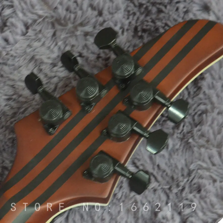 Фабрика на заказ Mayones Электрогитара шеи через тело 6 струн с стеганый верх черное дерево гриф музыкальный инструмент магазин