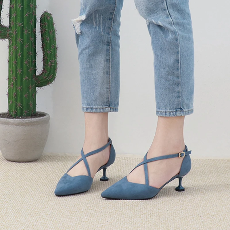 Женская обувь модные туфли лодочки с перекрестными ремешками женские элегантные