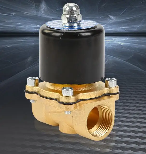 2W200-20 Magnetic Valve Brass Body Solenoid NC Copper Coil 3/4&quot DN20 for Water Oil Gas Control | Обустройство дома