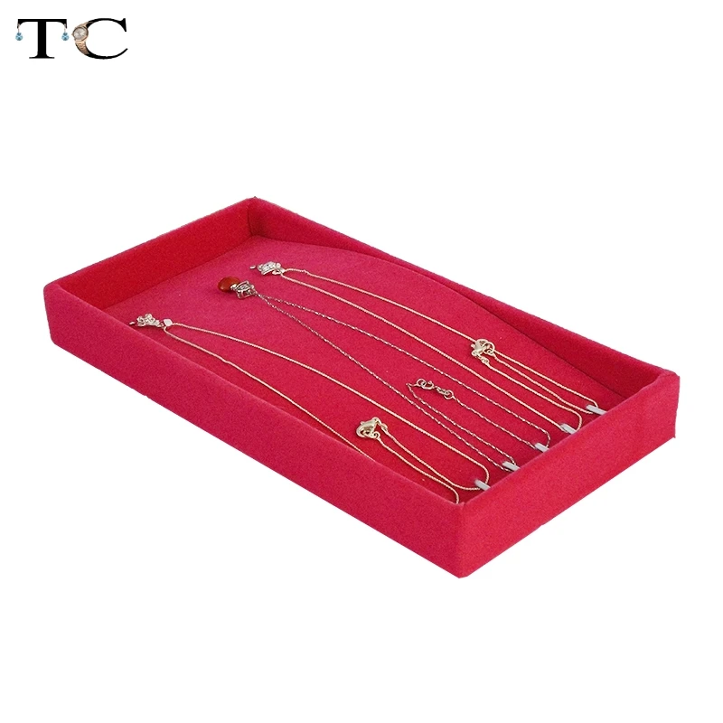 Бесплатная доставка кольцо ожерелье цепь отсек ювелирных изделий дисплей лоток