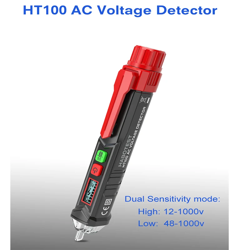 Тестер напряжения 50 60 Гц AC12 1000V вольтметр Бесконтактный ac Напряжение детектор