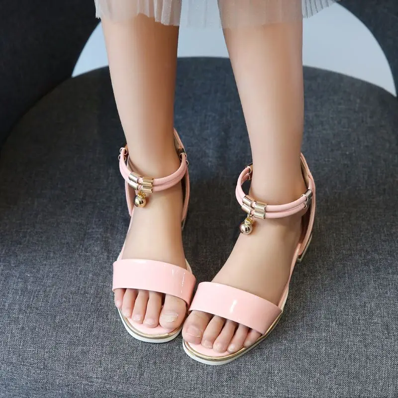 Детские сандалии для девочек летняя детская модная обувь принцессы маленьких с