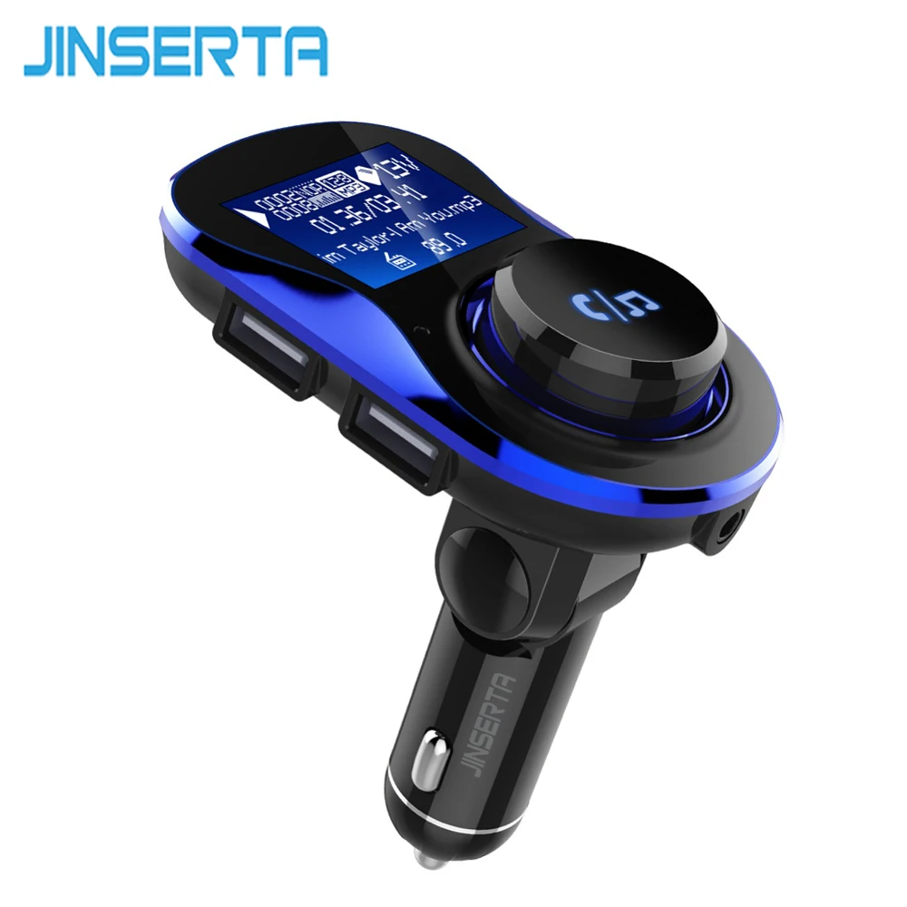 Jinserta fm-передатчик AUX модулятор громкой связи Bluetooth Car Kit Аудиомагнитолы