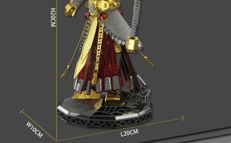Kingdom of fight soldier модели 3D Металлические нано-головоломки золотые судейские модели наборы DIY 3D лазерные ажурные модели головоломки игрушки для взрослых