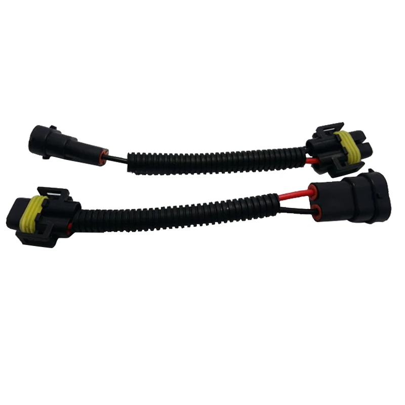 

Hot 2pcs H11 H9 H8 Extension Wiring Harness Socket Wire for Headlight Fog Lights BX