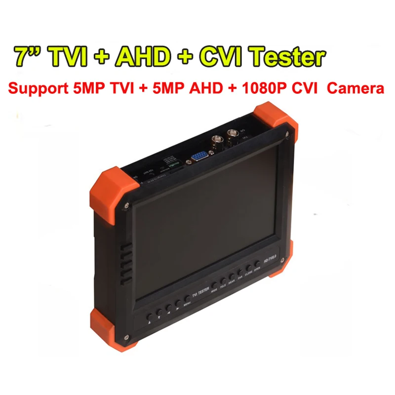 7&quot Handheld TVI AHD CVI Camera HD CCTV Tester 5MP 1080P Security Test Monitor | Безопасность и защита