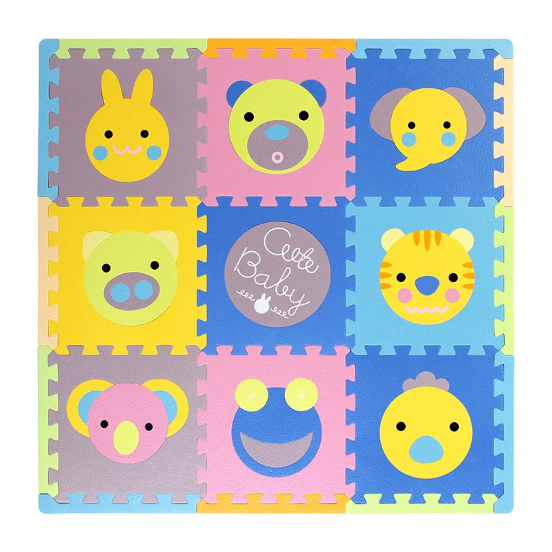 Новинка! Meitoku Baby EVA игровой напольный коврик пазл Детская блокирующая плитка