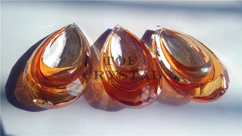 50 мм подвески для хрустальных люстр цвета Бургунди Dragon Eye 135 шт./лот|crystal prisms|chandelier