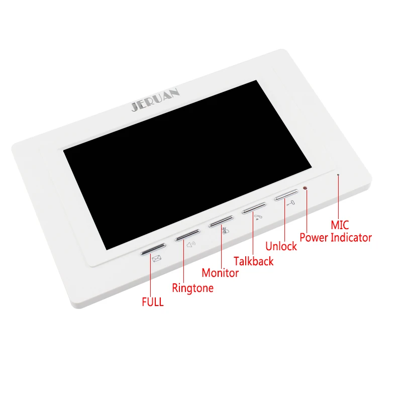 JERUAN Роскошные 7 &quotTFT видеодомофон видео домофон Системы 3 Монитора RFID
