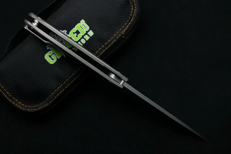 Лезвие Green thorn Flipper 95 D2 складной нож с титановым лезвием и подшипниками из