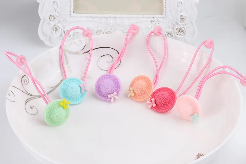 Новый Детский милый головной убор с бантиком и веревкой для волос маленьких