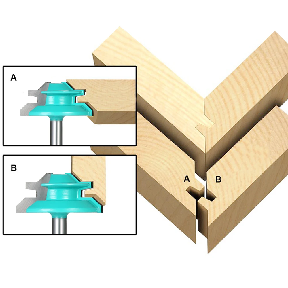 Фреза под углом 45 дюймов хвостовик 1/4 диаметр 1 1/2 дюйма|cutters for wood|wood cutterrouter bit |