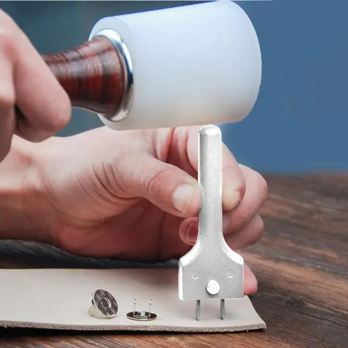 Магнитная пряжка установка инструмент Кожа DIY ремесло Регулируемая прочная вилка удар QP2