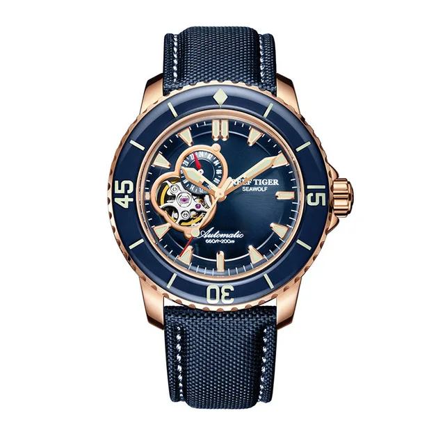 Мужские автоматические механические наручные часы Reef Tiger Aurora Serier RGA3039