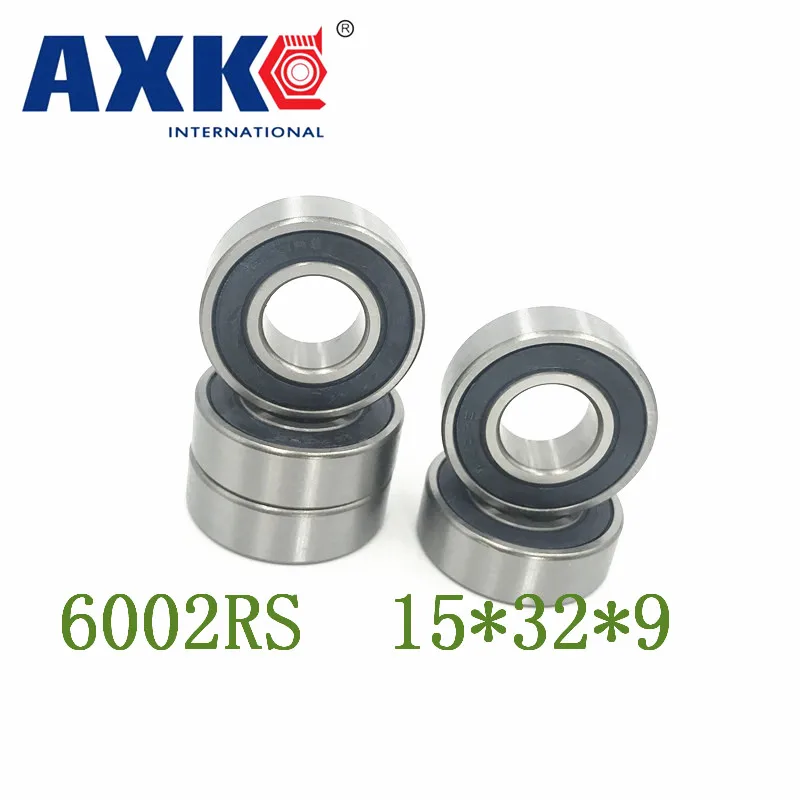 Подшипник Axk 6002rs Abec-3 (8 шт.) Шариковые подшипники с глубокой канавкой 15*32*9 мм 6002-2rs