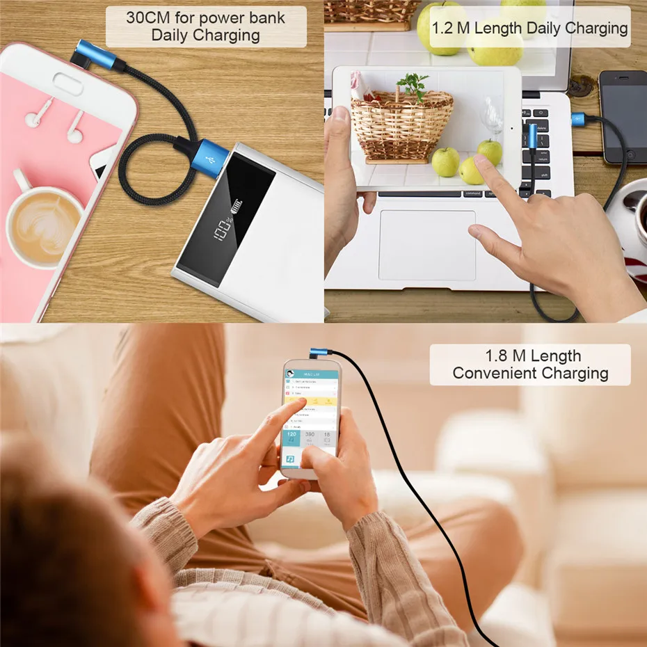 EMK Micro USB кабель 2A Быстрая зарядка USB синхронизация данных мобильный телефон Android адаптер кабель зарядного устройства для samsung sony htc LG кабель 30 см