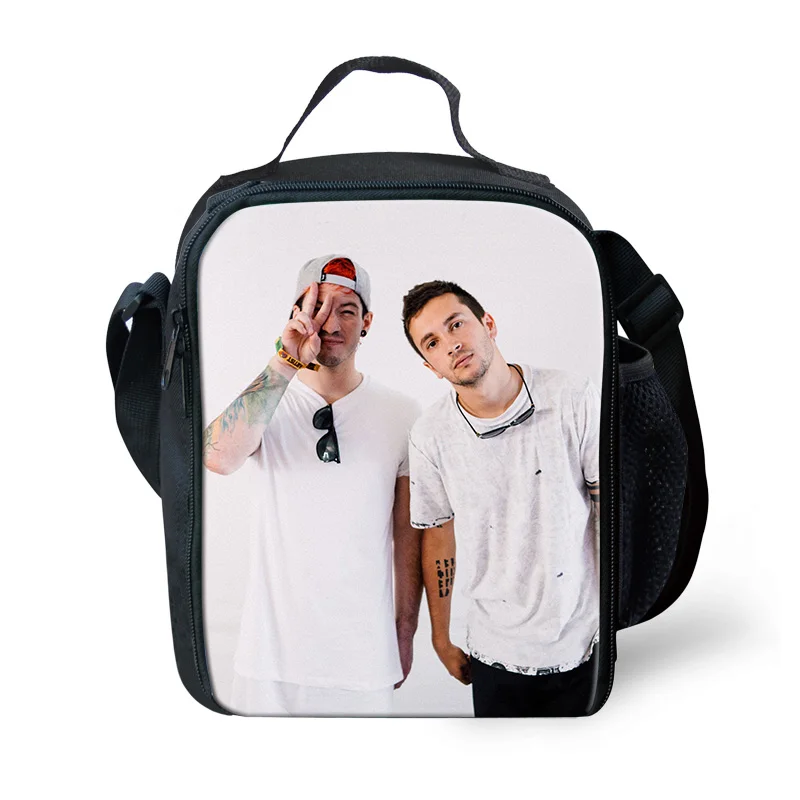 Детская сумка для пикника с принтом героев мультфильмов тикин Twenty One Pilots Kawaii
