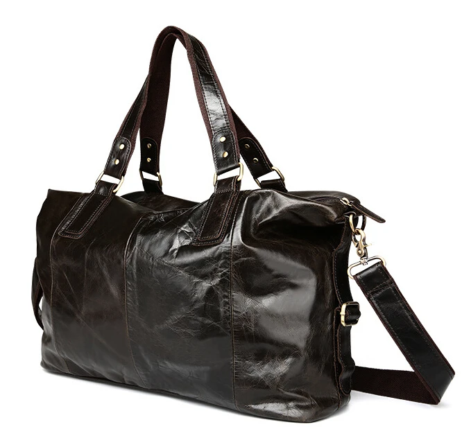 Кожаная мужская сумка повседневная через плечо сумка-мессенджер из вощеной кожи