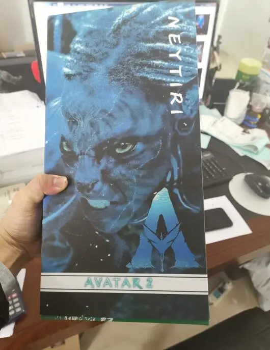 Neytiri with pacakge Сумасшедшие игрушки 1:6 Аватар 2 Нейтири и Джейк Салли статуя ПВХ фигурка модель игрушки 50 см - Цвет: Neytiri with pacakge
