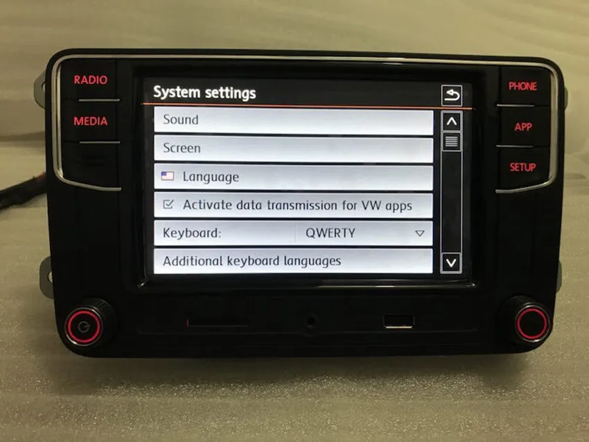 Android Auto CarPlay приложение R340G RCD330 RCD330G плюс 6 5 &quotMIB автомобильный радиоприемник для