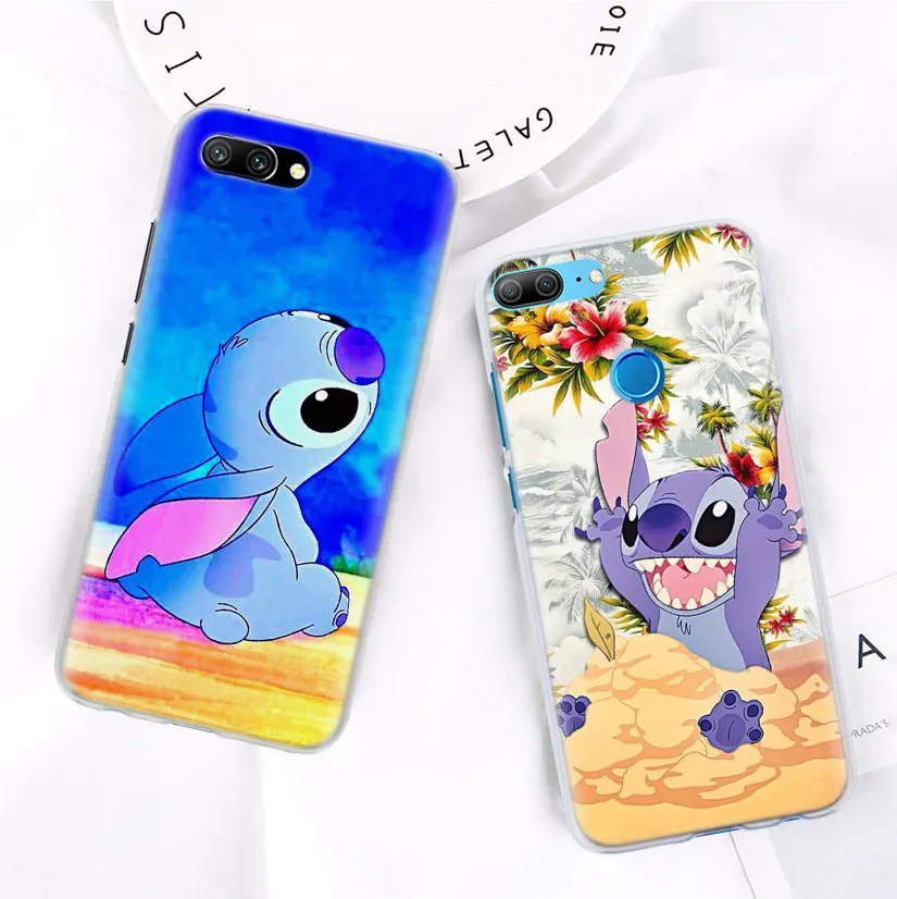 Милый чехол для телефона Lilo Stitch для huawei Honor 8X 8A Pro 8C 8S 9 10 Lite 20i Honor Play Y7 Y9 чехол