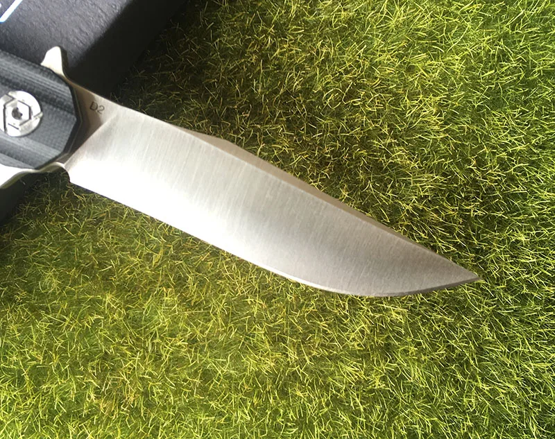CH3505-G10 High Quality Flipper folding knife D2 blade G10 handle Outdoor camping hunting pocke fruit knives EDC tools Survival |