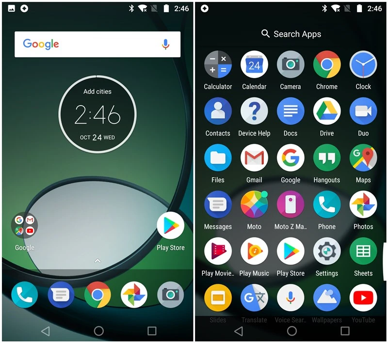 Глобальная прошивка Motorola Moto z play 3g 64G LTE телефон XT1635 Восьмиядерный 2,0 ГГц 1920*1080P Android 7,0 16 МП камера отпечаток пальца ID