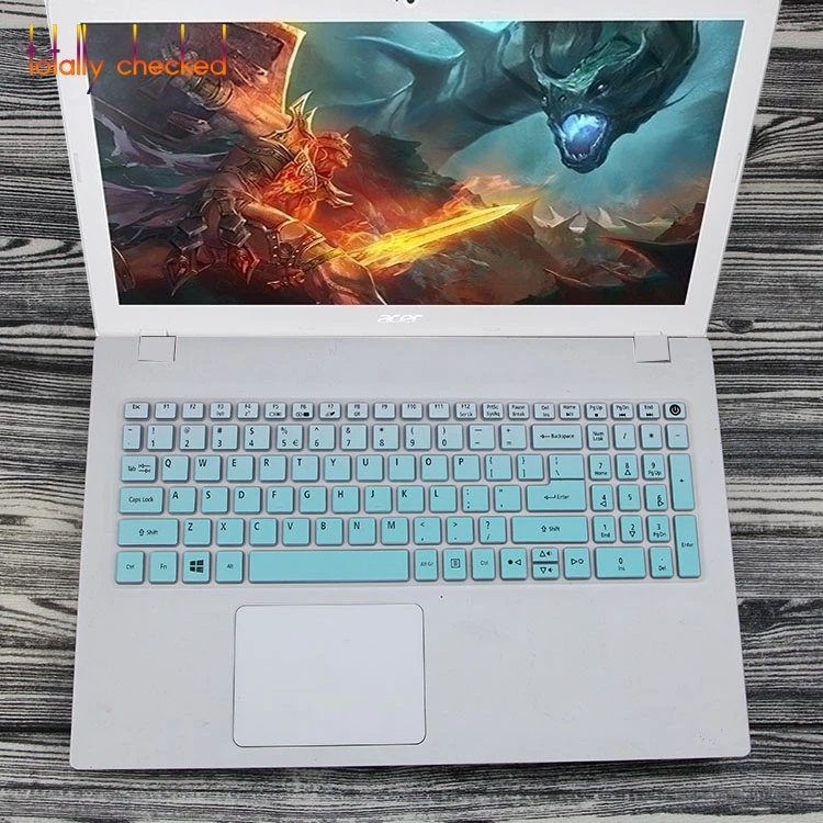 fademint Для acer Aspire 7 A715-72G a715-71g A715 72G 71 г A315-21/31/32/51/53 A515 A615 15,6 дюйма Клавиатура силиконовый чехол - Цвет: fademint