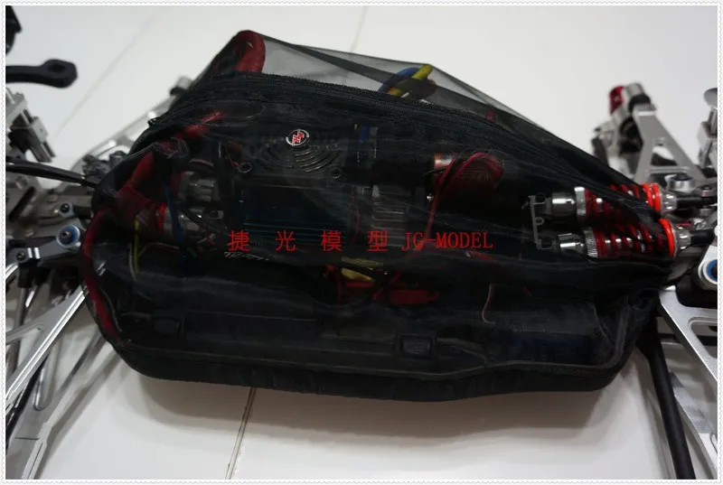 Черная дышащая сетчатая пряжа Пылезащитная верхняя одежда комплект для 1/10 HRAXXAS