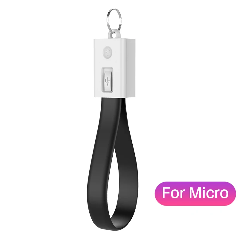 Micro USB Cable YBD USB кабель для iPhone samsung huawei Xiaomi Powerbank Micro usb type C кабель брелок аксессуар портативный зарядный кабель - Цвет: Micro USB Cable