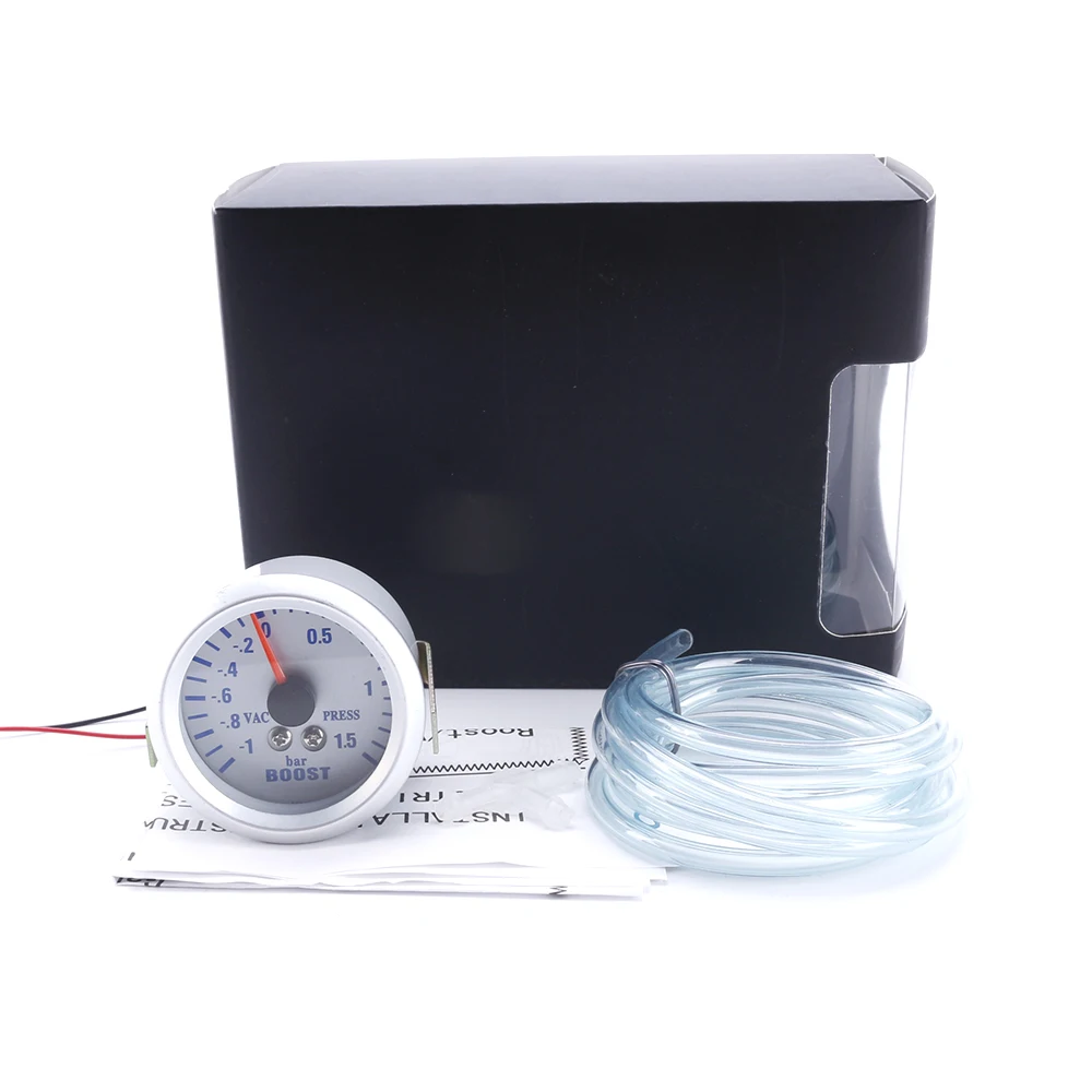 Cnspeed Бесплатная доставка 52 мм автомобилей Turbo Boost Gauge Бар Белый LED Универсальный