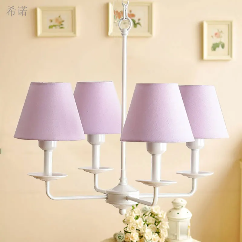 4 руки детская кровать Люстра для фойе гостиной крытый светильник Европейский