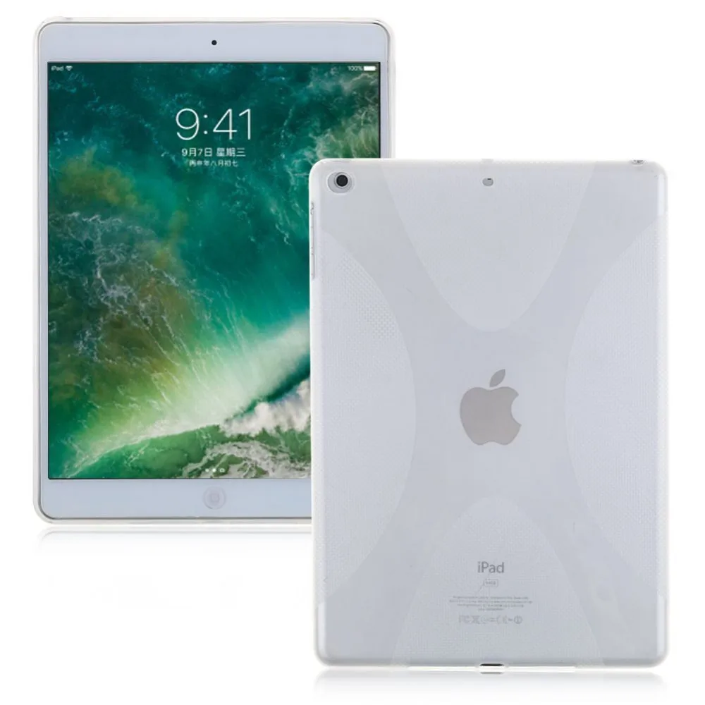 Матовый силиконовый защитный чехол X Line из ТПУ для Apple iPad 9 7 2018 2017 Air Tablet|bag for ipad|cover