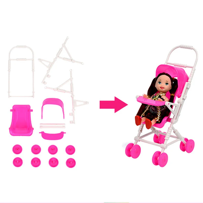 1 Set Dolls Accessories Shoes Sofa Stroller Jewelry Miniature Furniture for 30cm Doll Accessories for Dolls Toys for Girls