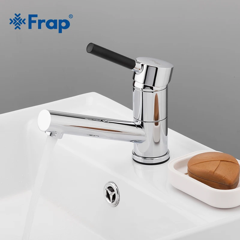 

Хромированный смеситель для раковины FRAP F4544, кран для крепления на раковину кухни, ванной комнаты, для горячей и холодной воды
