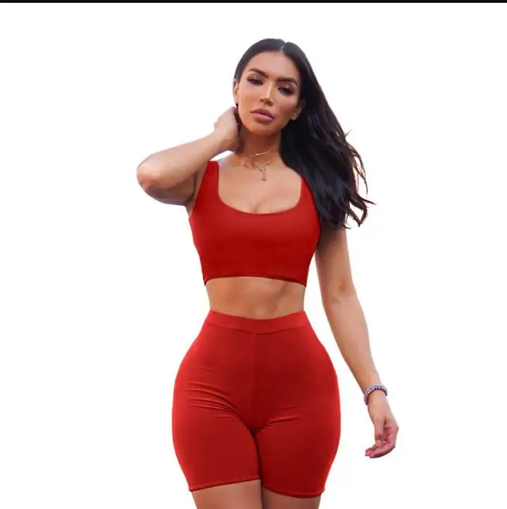 Женские короткие топы и байкерские шорты Пот Костюмы пикантные Клубные наряды из