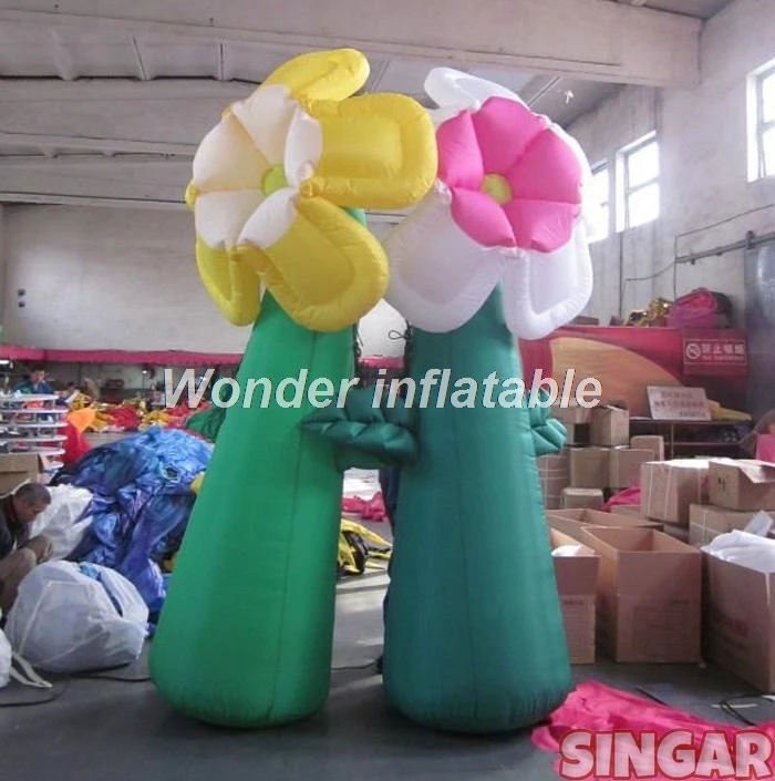 

Hot selling beautiful 3.5mH giant inflatable flower tree for party stage decoration