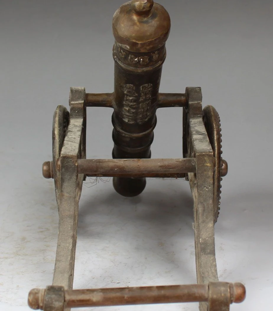 Бесплатная доставка 13 &quotсобирайте Китайскую Народную коллекцию бронзовой пушки