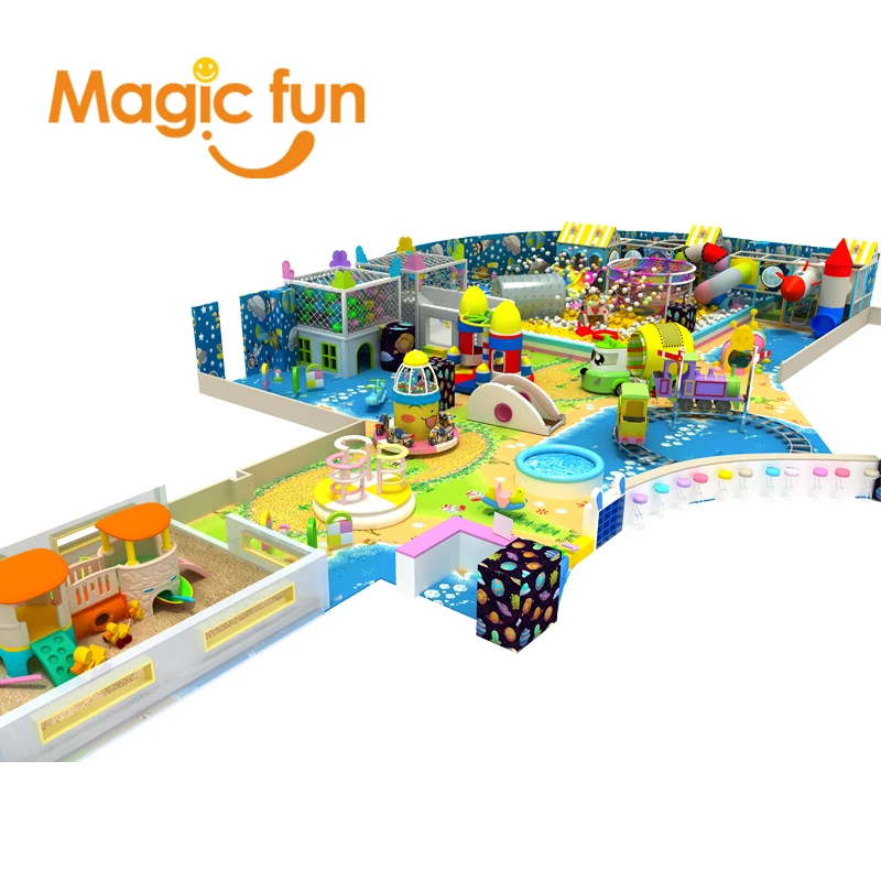 Фото MAGICFUN детская игра exterieur juegos надувные игрушки intex игровая площадка горка cama elastica jump №2