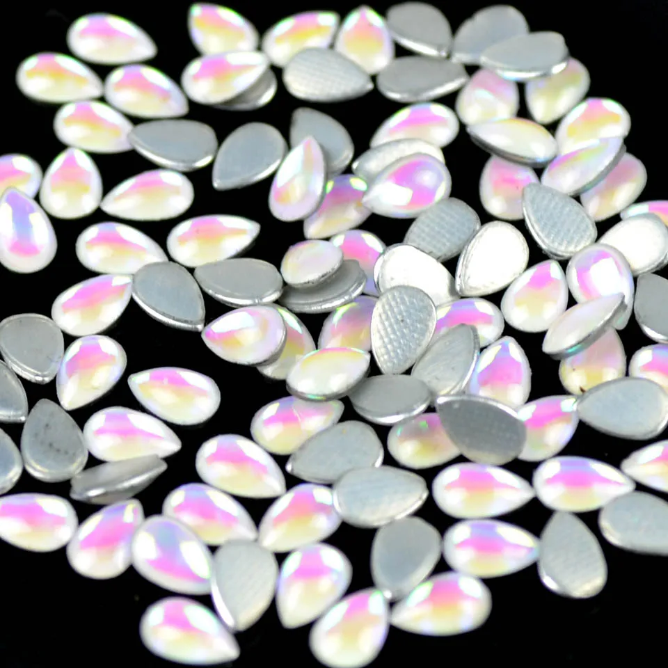 Опаловые Стразы 3D для дизайна ногтей украшения опал камни Pedras Para Unha ZJ1259|stones for