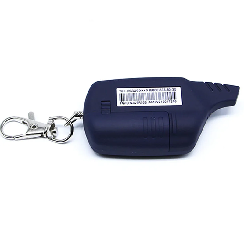 

LCD Remote Control Keychain for StarLine A61 two way car alarm system Russian 2-way auto-start Key chain