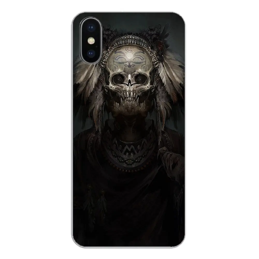 Silicone Phone Shell Cover For Huawei P20 Lite Nova 2i 3i 3 GR3 Y6 Pro Y7 Y8 Y9 Prime 2018 2019 Satanic Skull terror design |