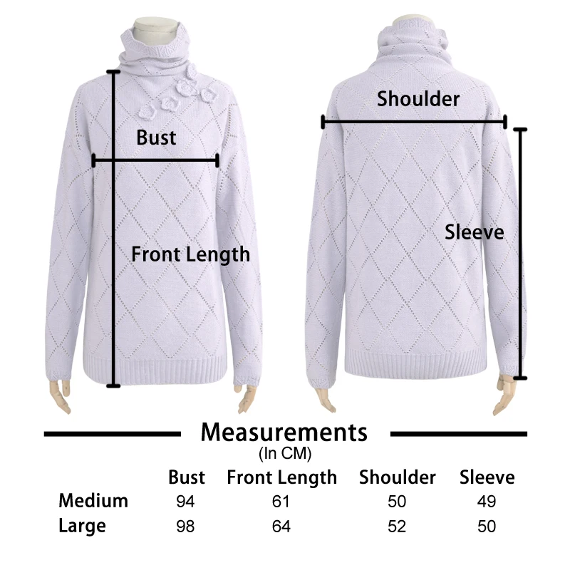 ARTKA Women's Winter Vintage Knitting Wollen Turtleneck Solid Color Sweater Pullover YB14477D | Женская одежда